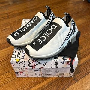 Dolce & Gabbana Sorrento Sneakers Black and White Size 44/11